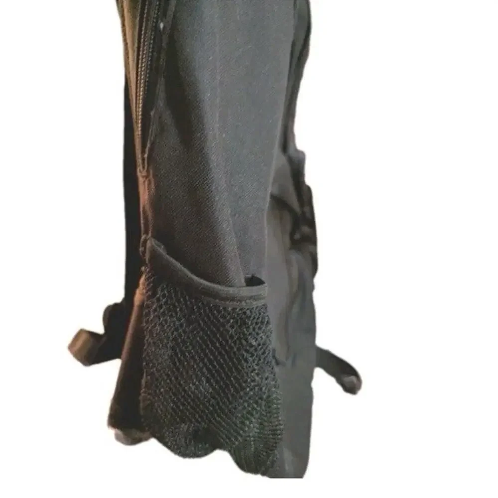 IBM Padded Laptop Backpack Logo Pockets Black Bag Canvas Employee Thinkpad